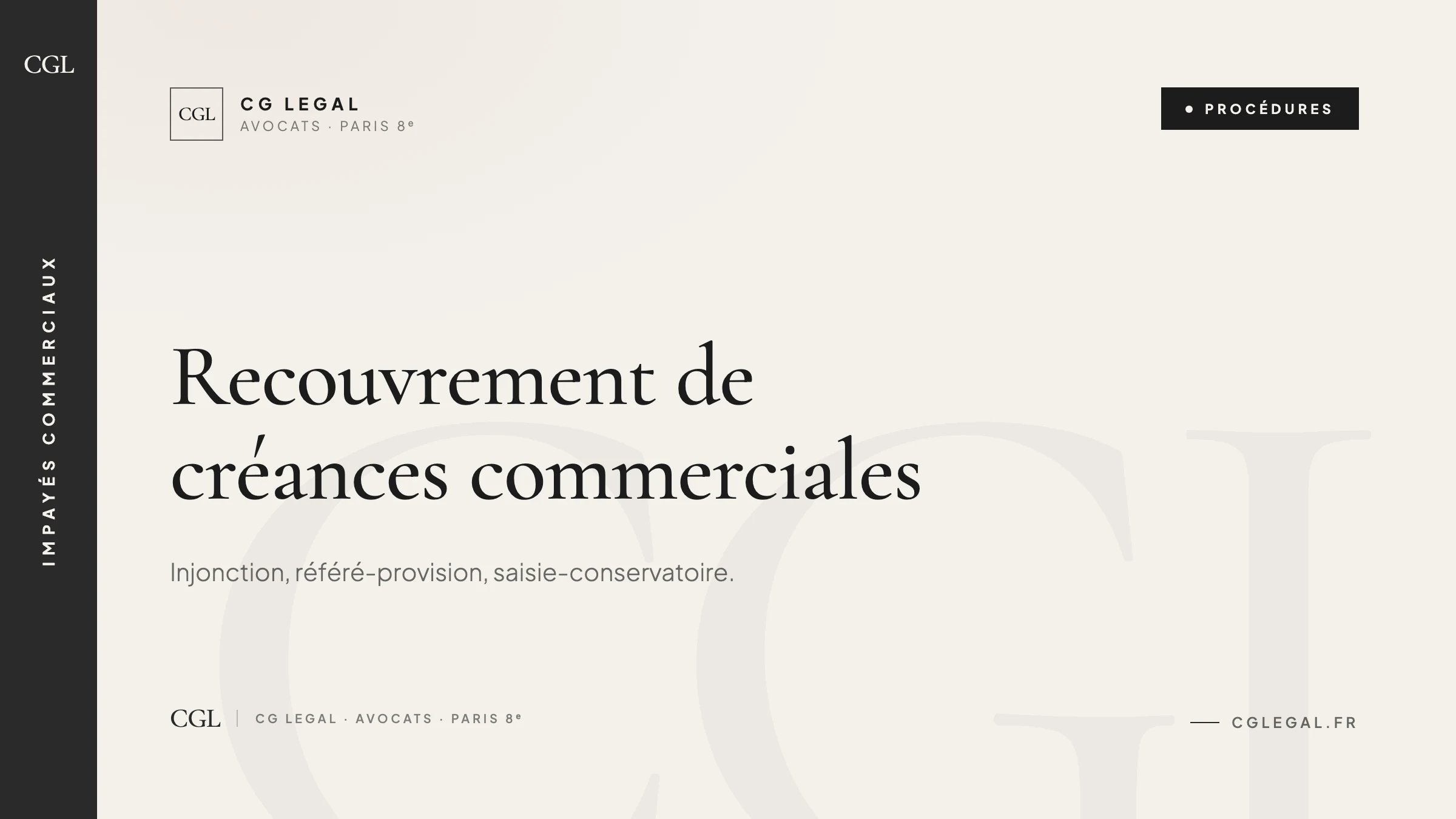 Recouvrement de créances commerciales